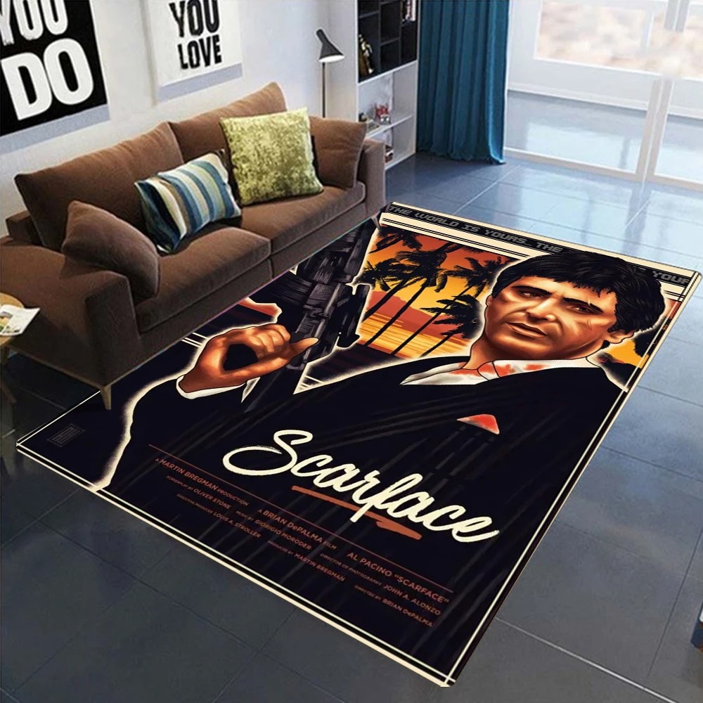 Home Bathroom Movie - Scarface Tony Montana The World Is