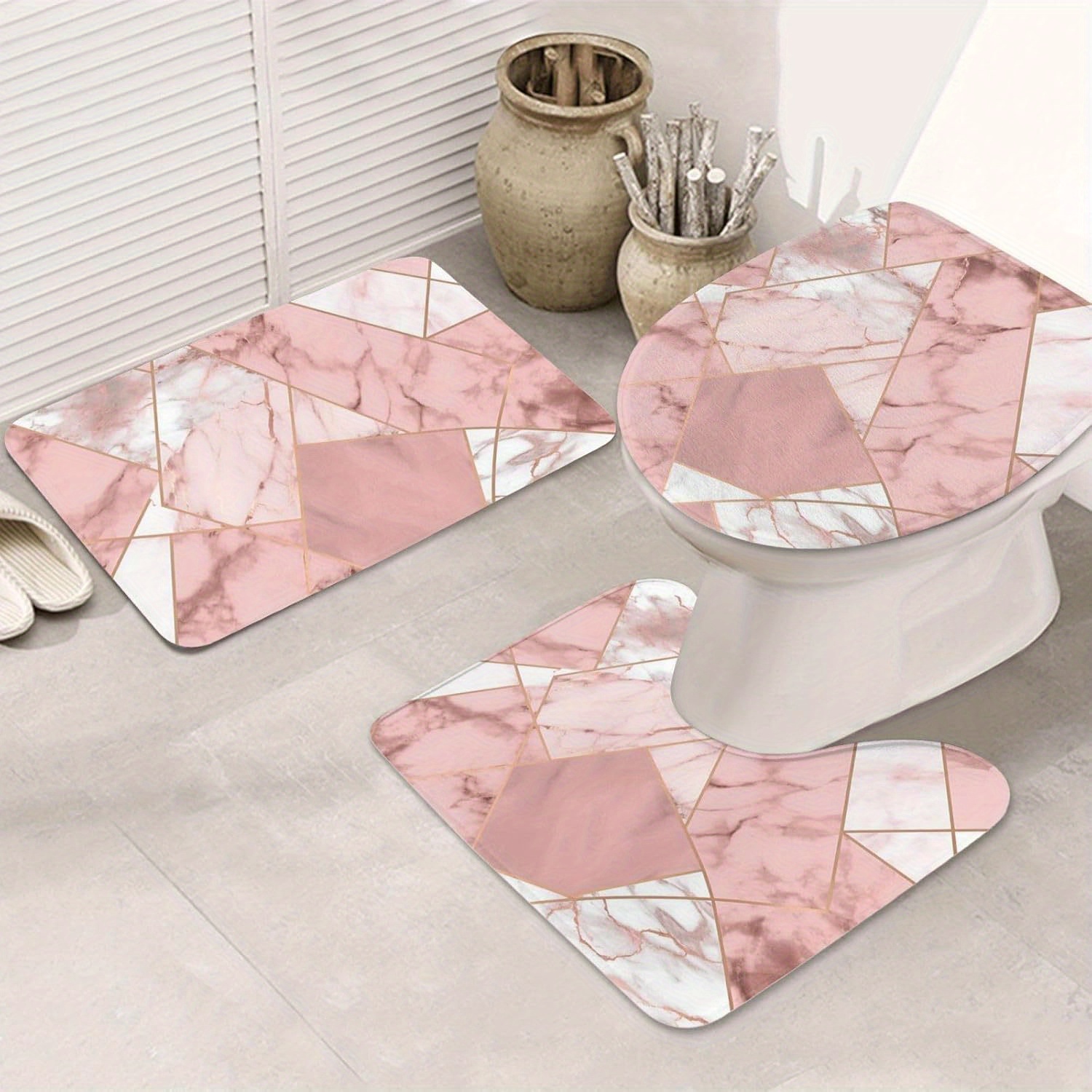 Luxury Marble Bathroom Mat Set - Home Made Bathroom Vanity review and price