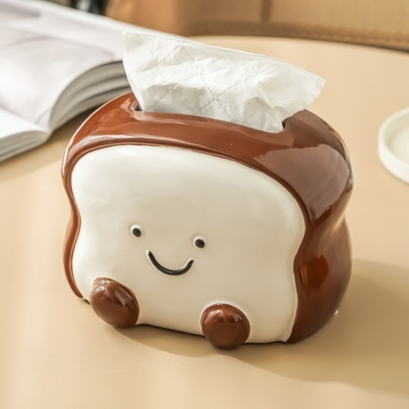 Creative Cartoon Toast Ceramic - Home Decor Bathroom Ideas review and price