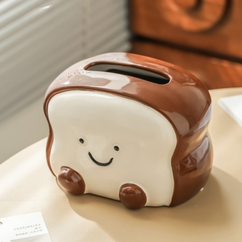 Creative Cartoon Toast Ceramic - Home Decor Bathroom Ideas review and price
