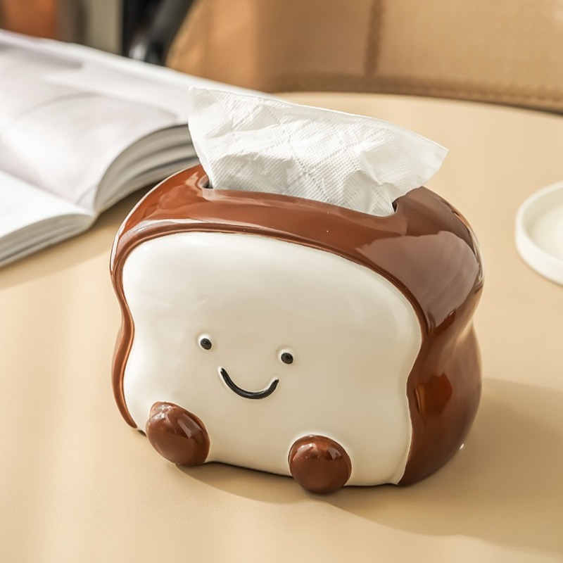 Creative Cartoon Toast Ceramic - Home Decor Bathroom Ideas review and price