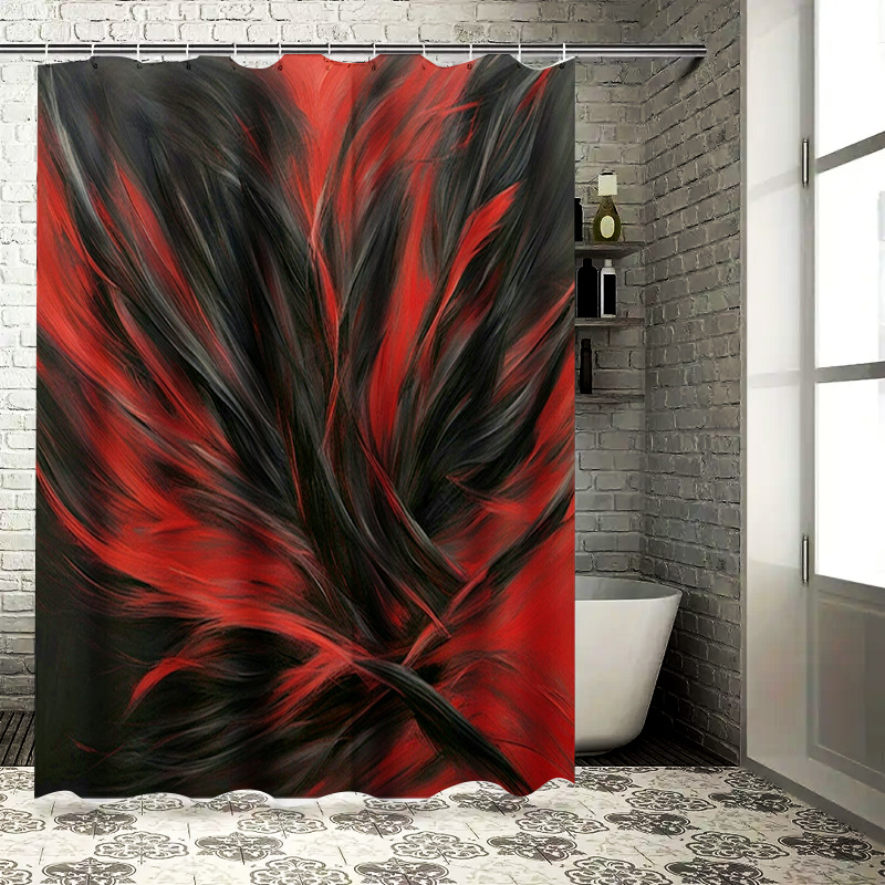 Red and Black Abstract Print S - Home Decor Bathroom Ideas review and price