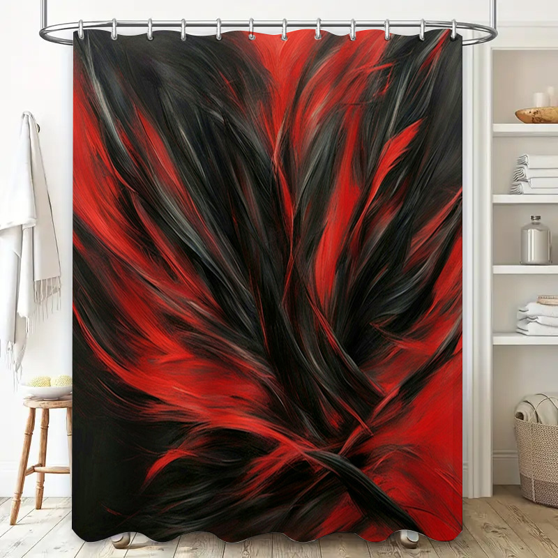 Red and Black Abstract Print S - Home Decor Bathroom Ideas review and price