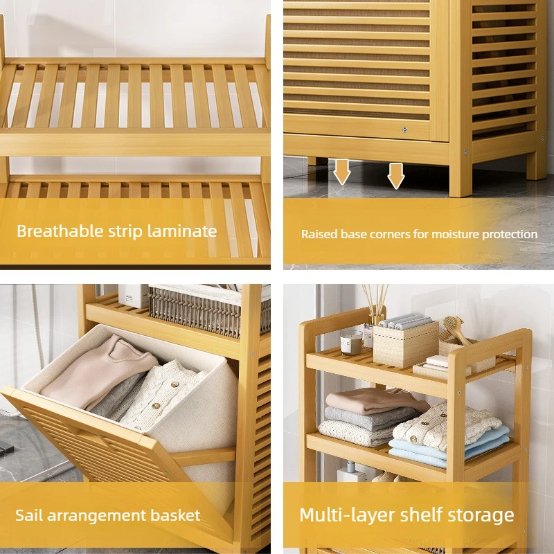 Multi-Tier Bamboo Laundry Hamp - Home Bathroom Vent review and price