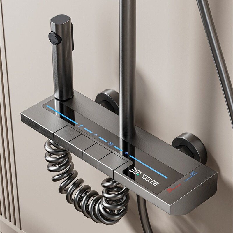 LED Digital Display Shower Set - Home Bathroom Faucets review and price
