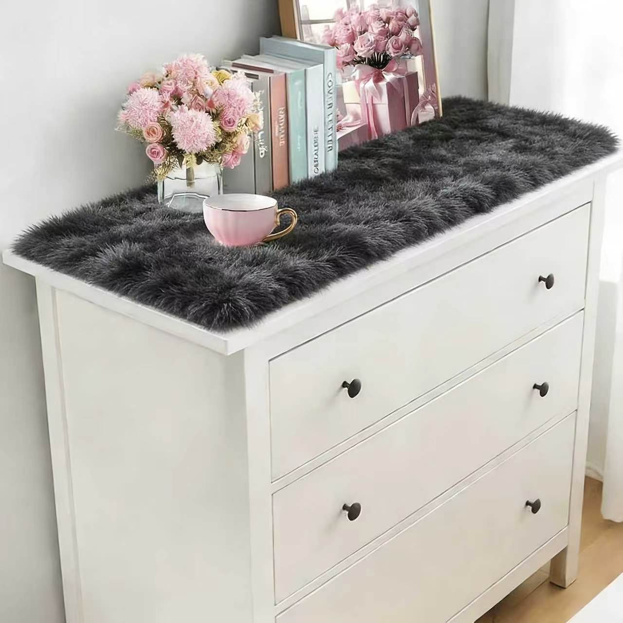 VIKAMA gradient plush carpet l - Home Made Bathroom Vanity review and price