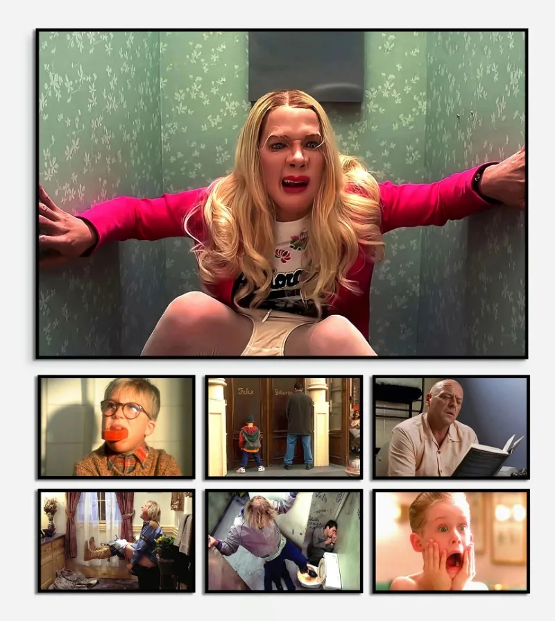 Movie Scenes Bathroom Funny Ar - Home Movie Bathroom Scene review and price