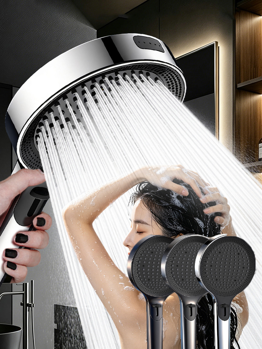 Four-speed High-pressure Showe - Home Bathroom Taps review and price