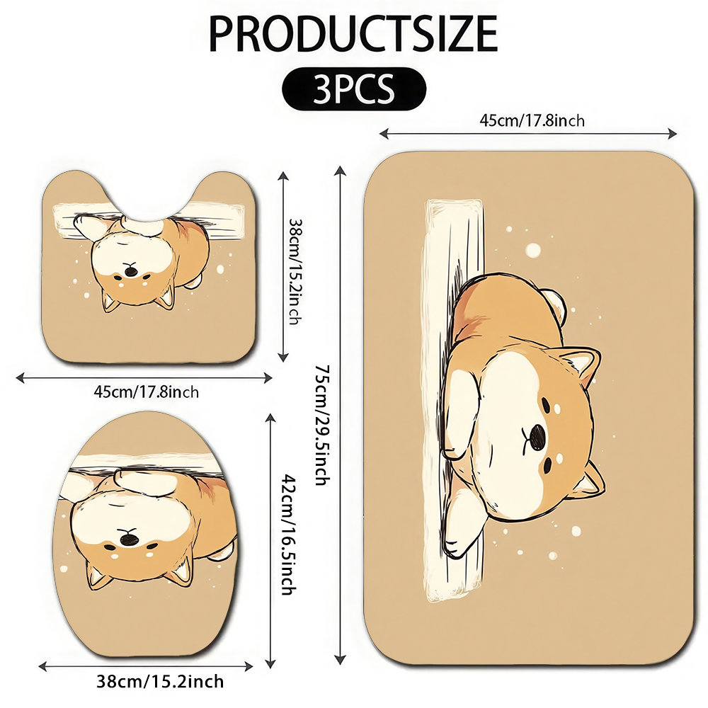 Cute Shiba Inu Dog Bathroom Ma - Home Made Bathroom Vanity review and price