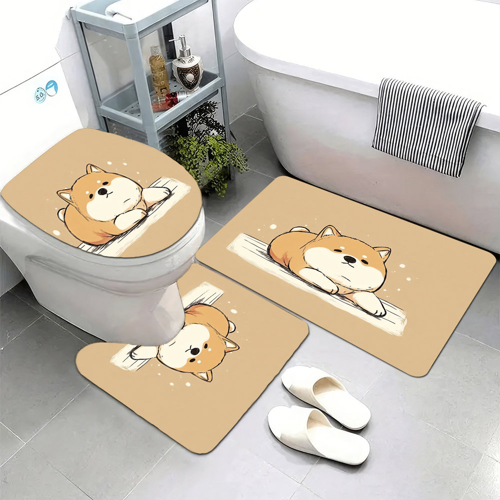 Cute Shiba Inu Dog Bathroom Ma - Home Made Bathroom Vanity review and price