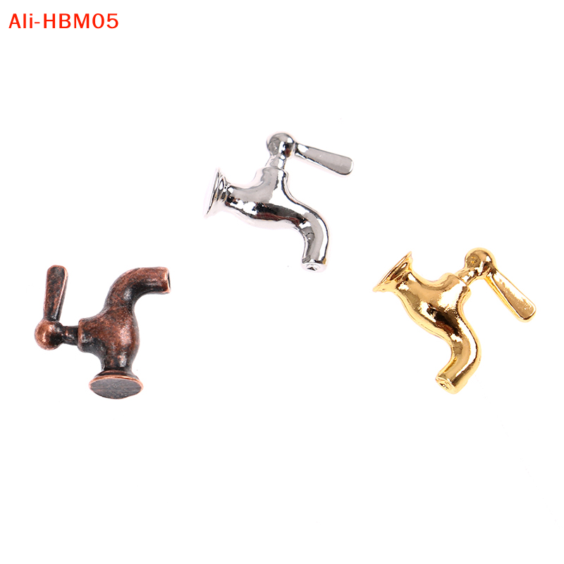 (HB05)4pcs/set 1:12 Dollhouse  - Home Bathroom Taps review and price
