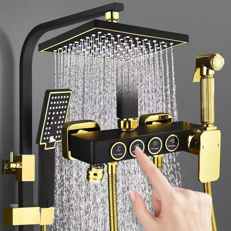 Black Gold Stainless Steel Sho - Home Bathroom Faucets review and price