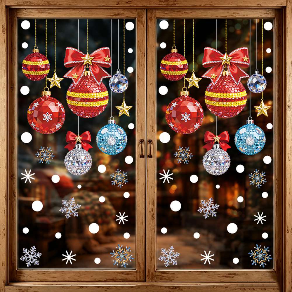 Christmas Tree & Snowman Windo - Home Bathroom Floor Tiles review and price