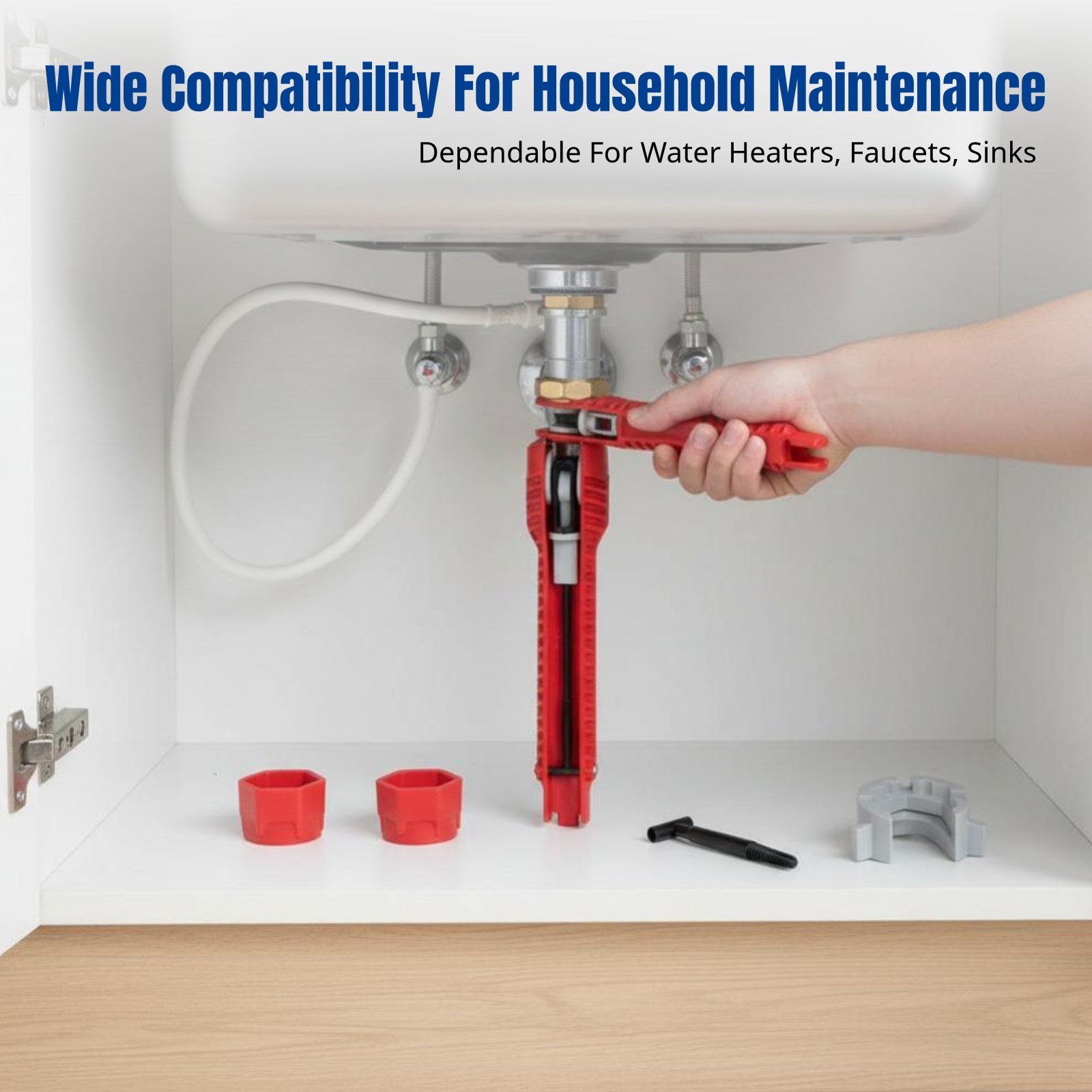 Plumbing Sink Wrench, Multifun - Home Bathroom Faucets review and price