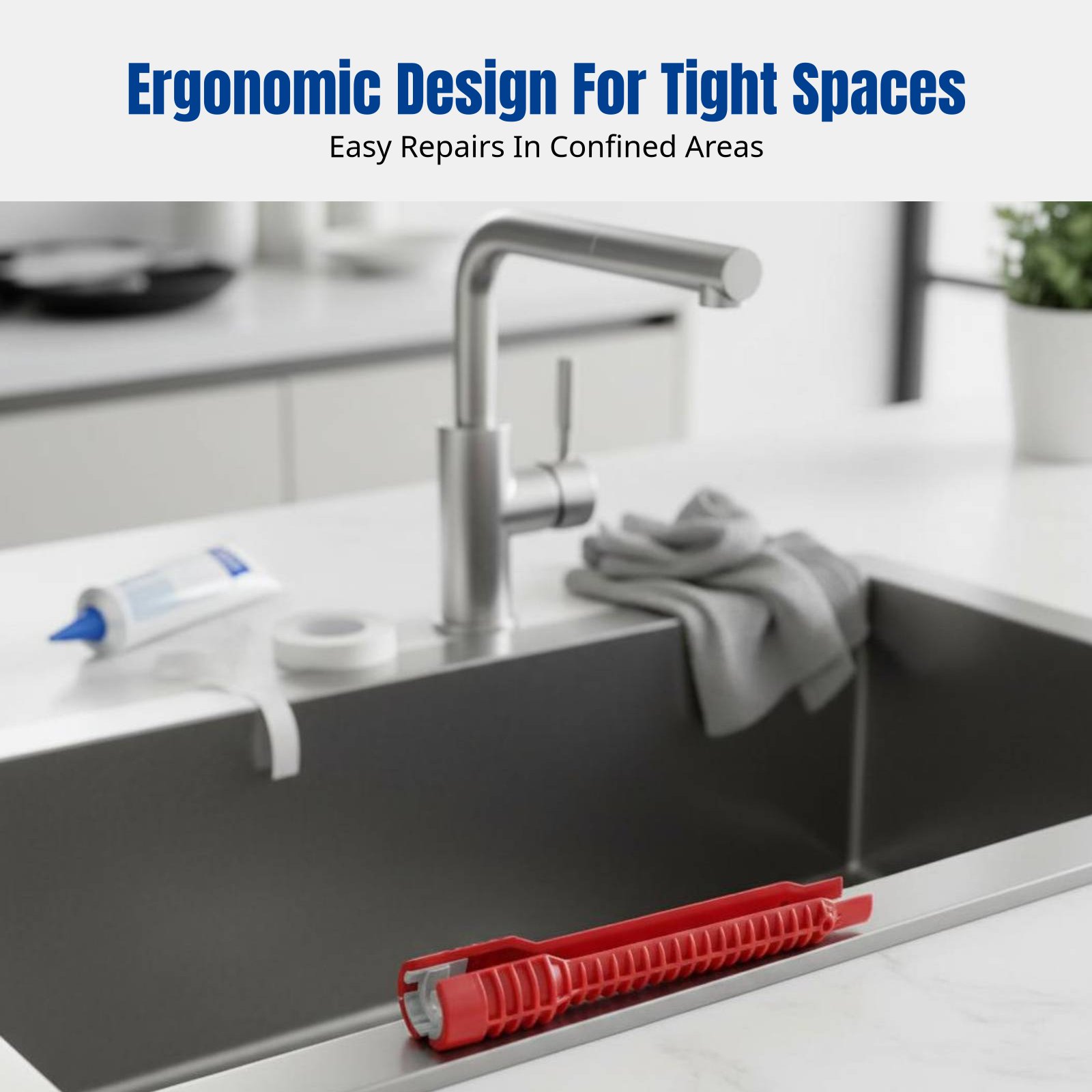 Plumbing Sink Wrench, Multifun - Home Bathroom Faucets review and price
