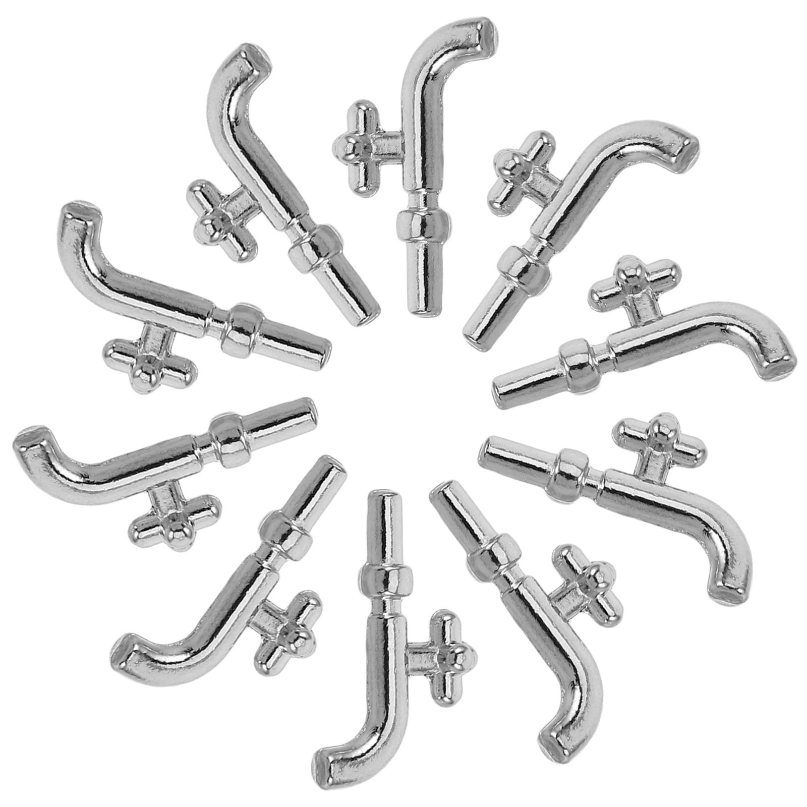 10Pcs Miniature Faucet Realist - Home Bathroom Faucets review and price