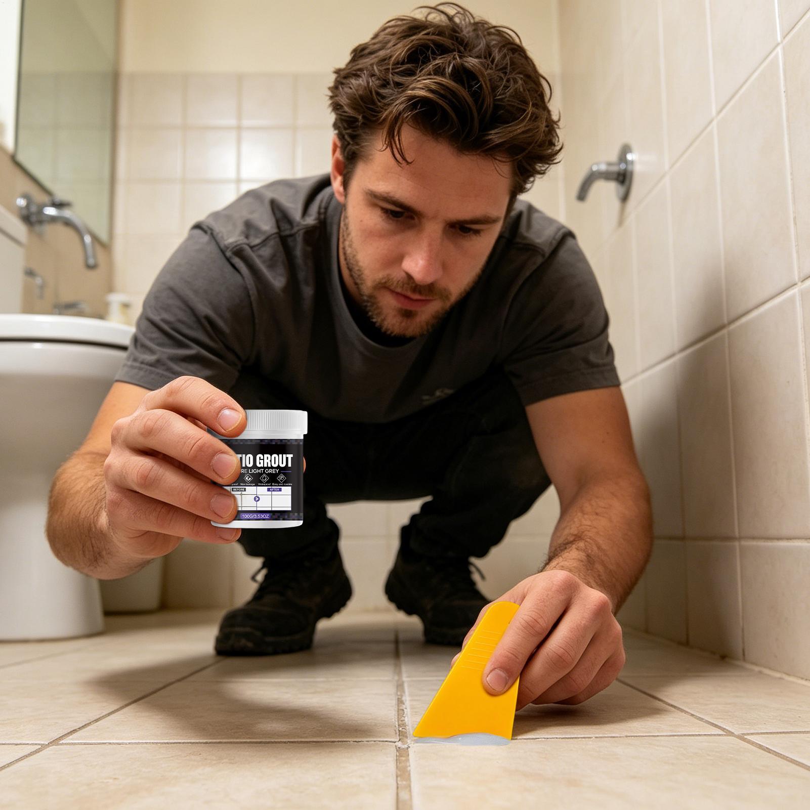 DIY Tile Grout Long Lasting Ti - Home Bathroom Floor Tiles review and price
