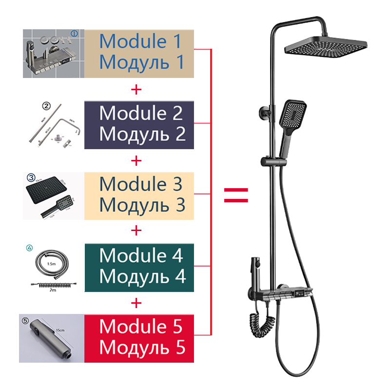 Piano Keys Bathroom Shower Set - Home Bathroom Faucets review and price