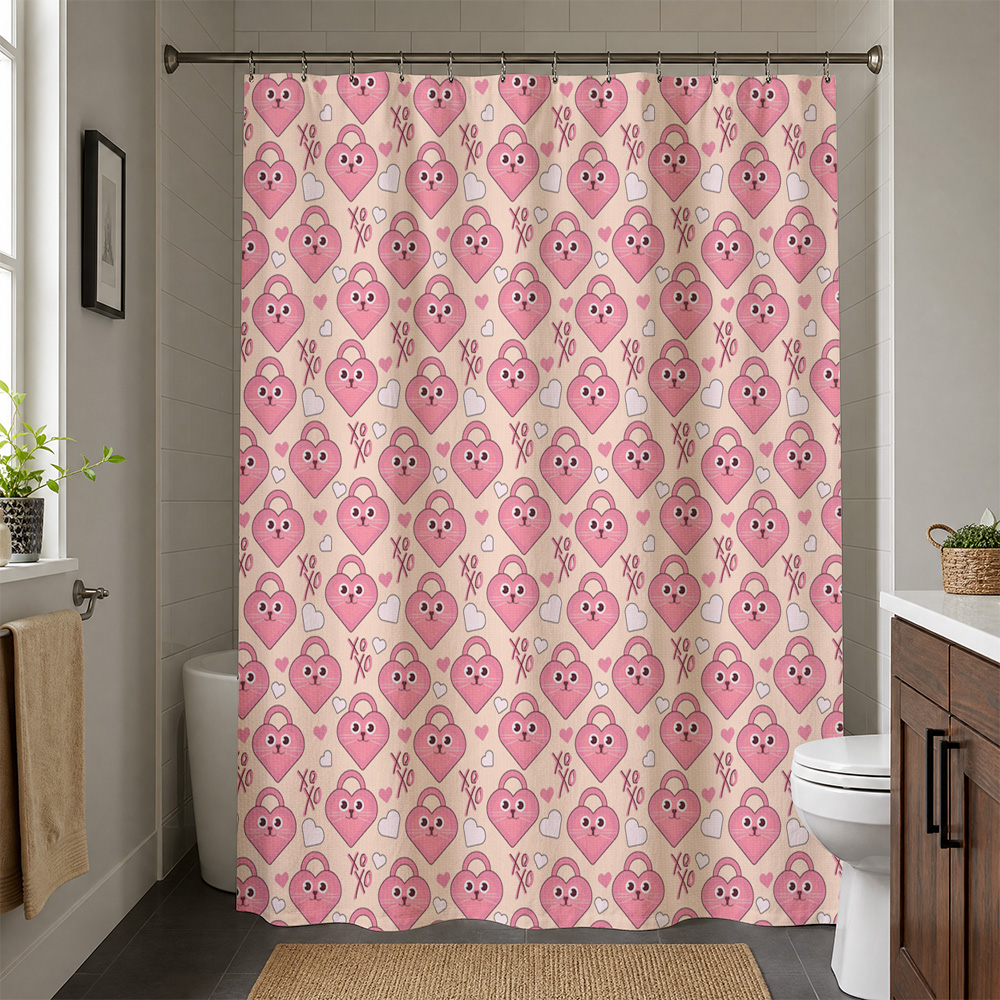 Adorable Pink Hearts Pattern S - Adorable Home Bathroom Ideas review and price