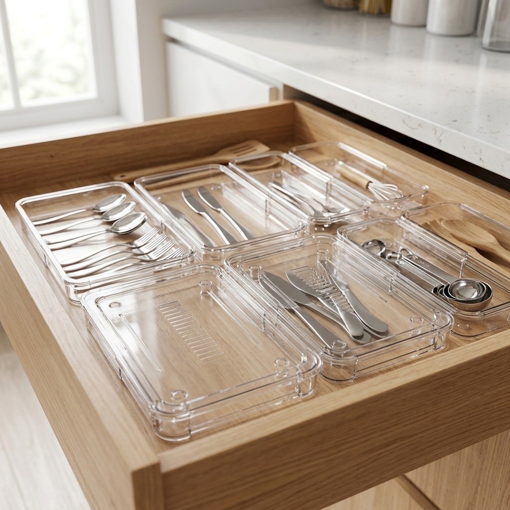 Clear Expandable Drawer Organi - Home Made Bathroom Vanity review and price